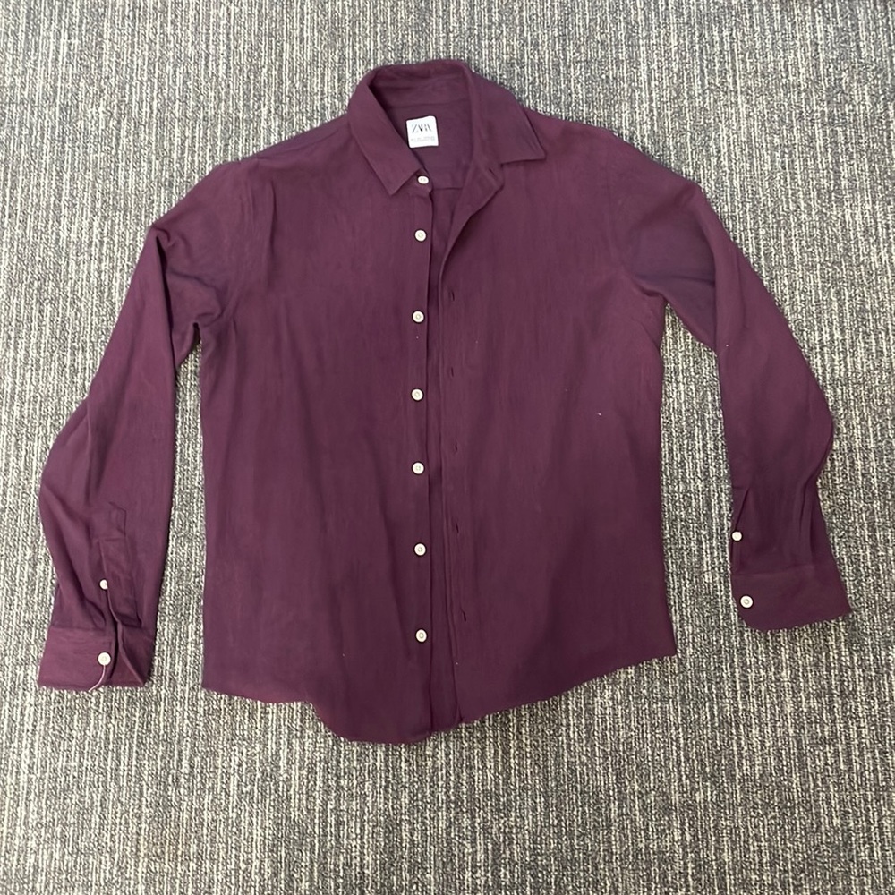 Zara Button up Shirt Large